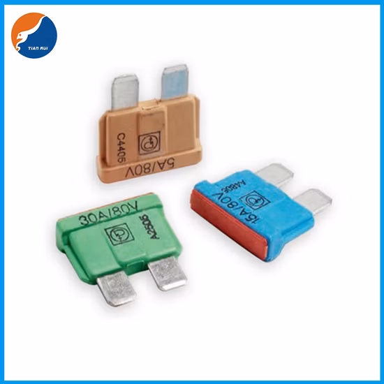 Littelfuse-Serie 166.7000, 3 A, 4 A, 5 A, 7,5 A, 10 A, 15 A, 20 A, 25 A, 30 A, für Auto, Automobil, Standard, Fks, ATO-Stil, Flachsicherung, 80 V