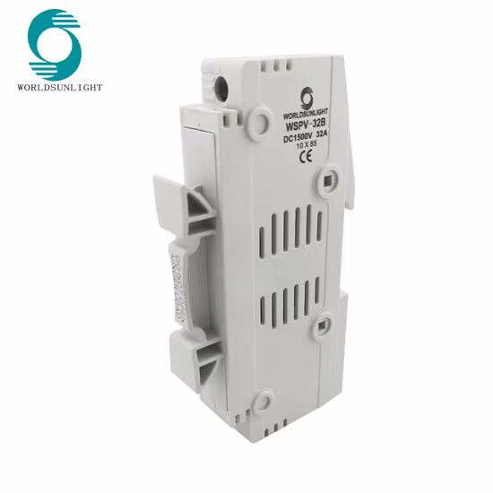 TÜV-Zertifikat, Solarenergie, 10 x 85 DC, 1500 V, 1 A bis 30 A, PV-Photovoltaik-Sicherung mit Sicherungshalter